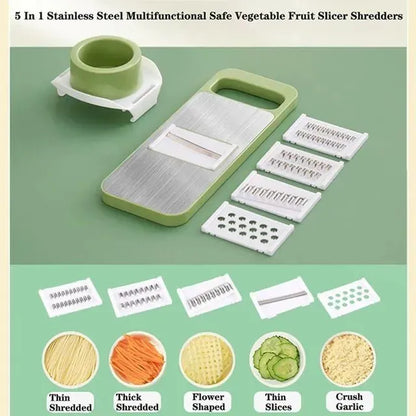 5-in-1 Multi-Functional Vegetable Slicer